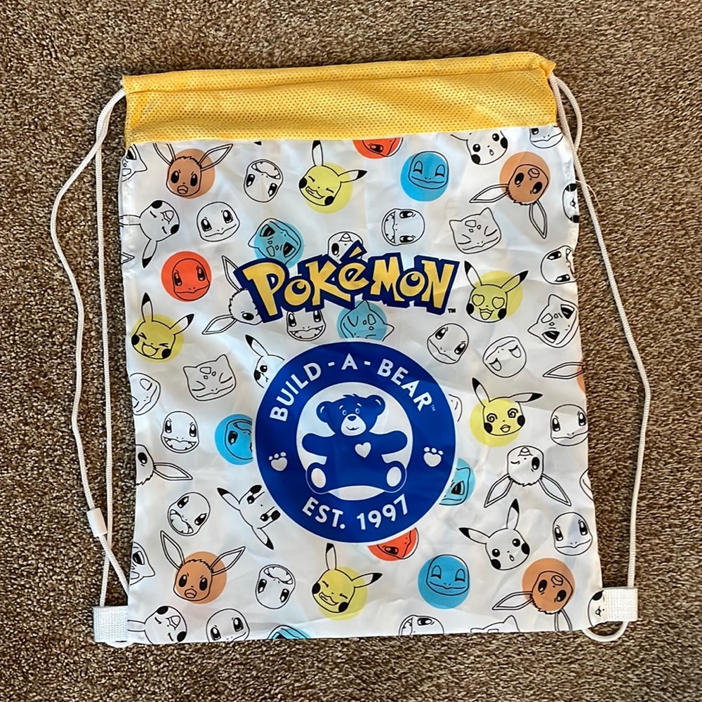 Build a Bear Pokémon Backpack string carrier